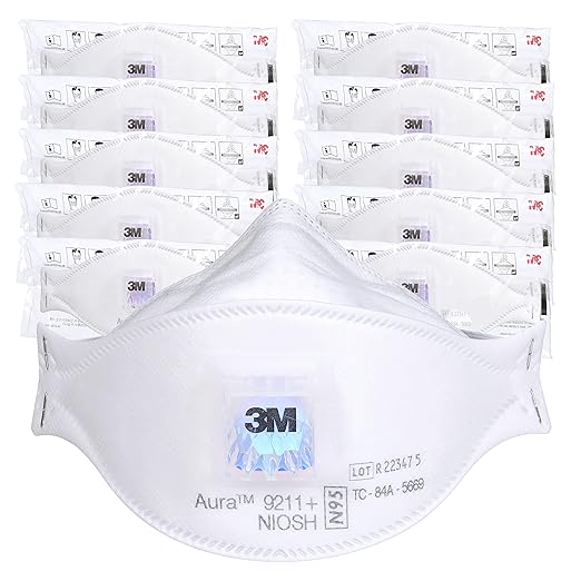 3M Particulate Respirator N95 – Reliable and Comfortable Protection, Pack of 10