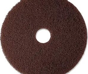 3M Floor Pad 20 Inch – Durable and Effective Low-Speed Cleaning, Model 7100 (Brown)