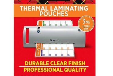 3M Laminating Pouch – Reliable and Durable Protection, Letter Size