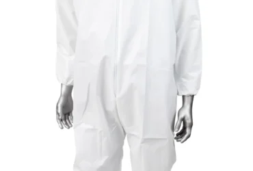 AMBISHIELD  MPCV4XHE	4X	WHITE	MICROPOROUS COVERALL, ZIPPER FRONT, ATTACHED HOOD, ELASTIC WRISTS AND ANKLES	25	25/BAG