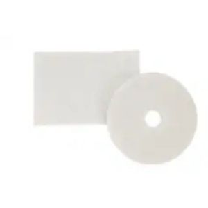 3M Floor Pad 17 Inch – Reliable and High-Performance Super Polishing, Model 4100 (White)