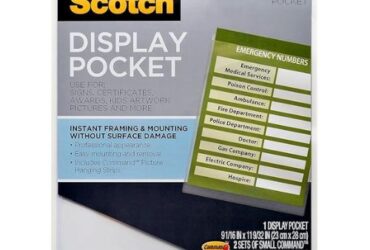 3M Scotch Display Pocket – Reliable and Easy-to-Use