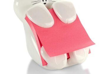 3M Post-it Super Sticky Pop-Up Note Dispenser – Cute and Functional Cat Shape
