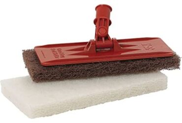 3M Doodlebug Threaded Pad Holder Kit – Reliable and Efficient Floor Marking Tool, Orange, 4 per Carton