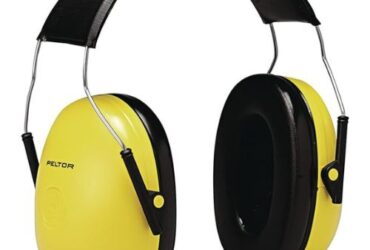 3M Optime 98 H9A Earmuffs – Comfortable and Reliable Hearing Protection, 25 dB NRR, Yellow/Black
