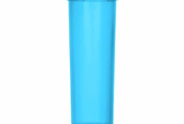 Ovals and Vials 08496-6002-11 ColorSafe 60 dram Blue Vial with Reversible Cap RC