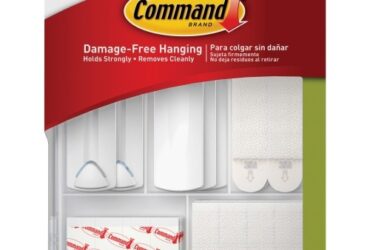 3M Command Picture Hanging Kit – Damage-Free and Easy Mounting, White/Clear, Assorted Sizes