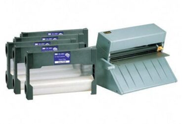 3M 12 in Laminator – High-Capacity Heat-Free Protection with 50 ft Cartridge, Gray