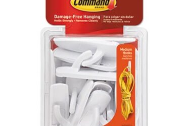 3M Command General Purpose Hooks – Secure and Damage-Free Hanging, Medium, 3 lb Capacity