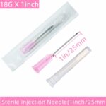 MediDent L-1000 Sterile Hypodermic Syringe Needle – 18G x 1 in, 100 per Box