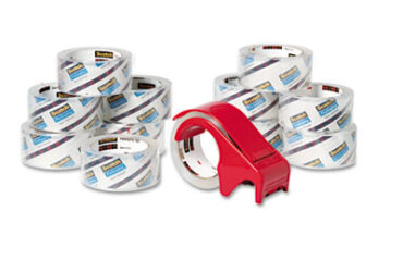 3M Premium Tape with Hand Dispenser – Strong and Reliable Sealing