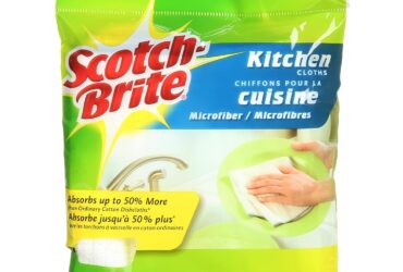 3M Scotch-Brite Microfiber Kitchen Cleaning Cloth – Durable and Streak-Free Cleaning
