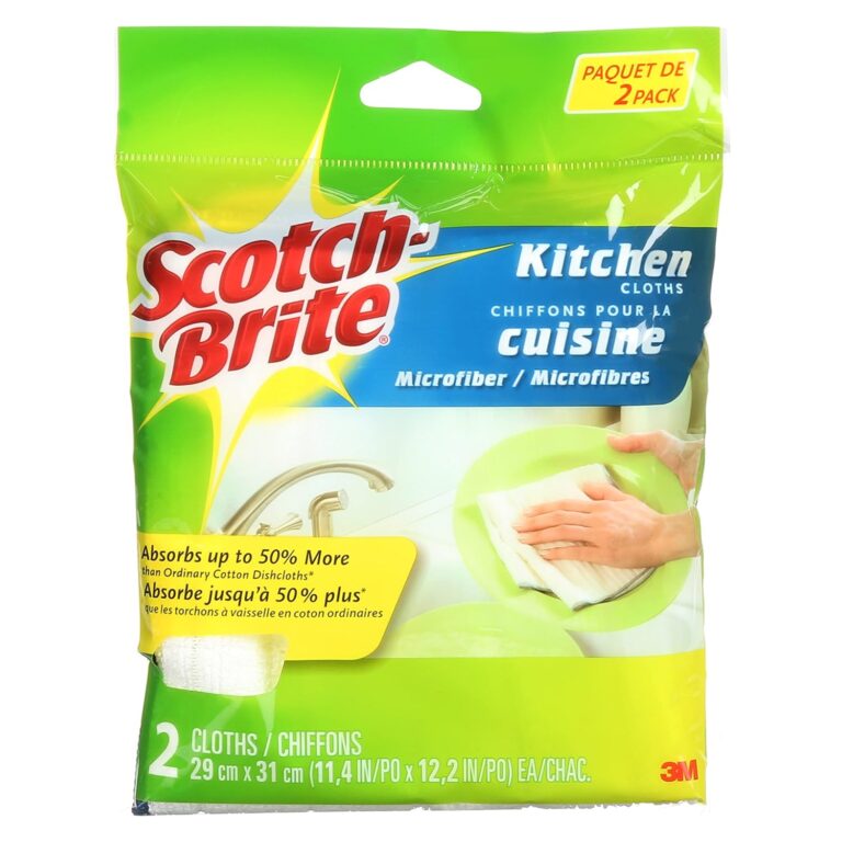 3M Scotch-Brite Microfiber Kitchen Cleaning Cloth – Durable and Streak-Free Cleaning