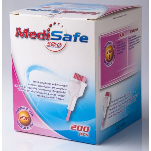 9657 MediSafe Solo 23G 23G 2.0 mm 200