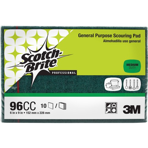 3M Scotch-Brite General-Purpose Scouring Pads – Tough and Reliable Cleaning, Pack of 60