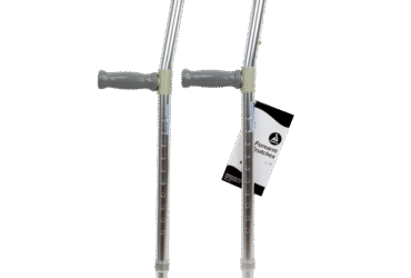 Dynarex 10111-6 Forearm Crutches - Adult, 5'0" - 6'2", 6 pair/cs