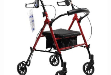 Dynarex RPRL-05C04 10204 Rollator Caster, Black, 1