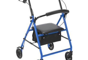 Dynarex 10206 DynaGo Advantage Rollator, Blue, 1pc/cs
