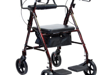 Dynarex 10208 DynaGo Duo Transport Rollator, 1pc/cs
