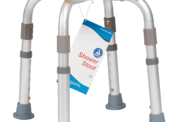 Dynarex 10324-4 Shower Stool, White, 1pc/bx,4bx/cs