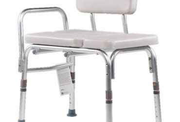 Dynarex RPSC-02ETT Padded Tub Transfer Bench Extension Leg with Suction Rubber, Gray, 1