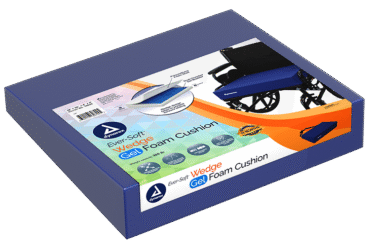 Dynarex 10625 Ever-Soft Wedge Gel-Foam Cushion, 18" x 16" x 4" x 2", 1pc/bx