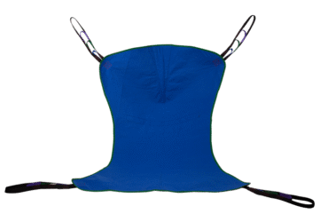 Dynarex 10741LG Full Body Sling - Solid Fabric, Large, Blue, 1/bx