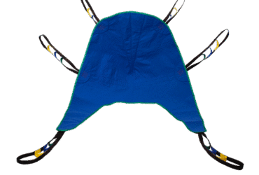 Dynarex 10743MD Divided Leg Sling, Medium, Blue, 1/bx