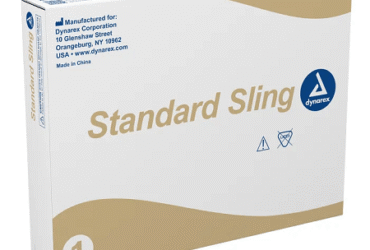 Dynarex 10750MS Standard Seat/Back Sling - Mesh, Cream, 1/bx