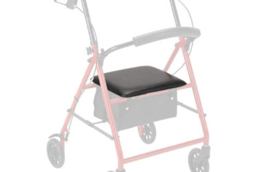Dynarex RPRL-10QS-04 10204 Rollator Padded Seat, Black, 1