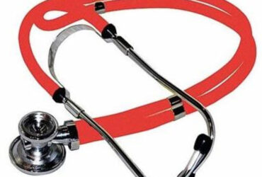 Dynarex 7137 Sprague Rappaport Stethoscopes, Red, 20/cs