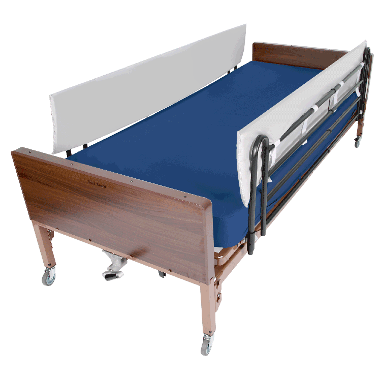 Dynarex 13004-5 Full Bed Rail Bumper, 1pc/bag, 5bags/cs