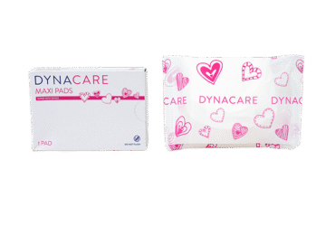 Dynarex 1358 Maxi Pads Super w/Wings, #4 box, 250/1/cs