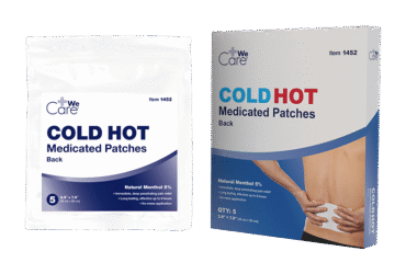 Dynarex 1452 Cold Hot Medicated Patches - Back, 10 cm x 20 cm, 36/1/5/cs