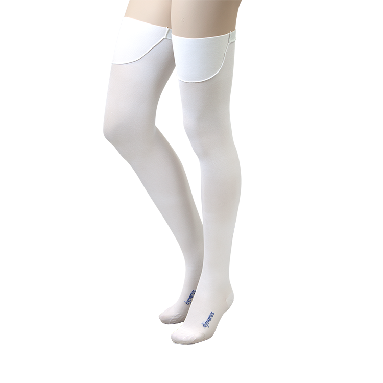 Dynarex 1916 DynaFit Compression Stockings - Thigh, Large, 5/12/cs