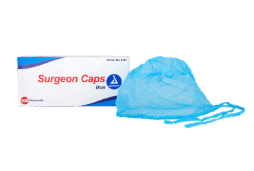 Dynarex 2121 Surgeon Cap, Blue, 5/100/cs