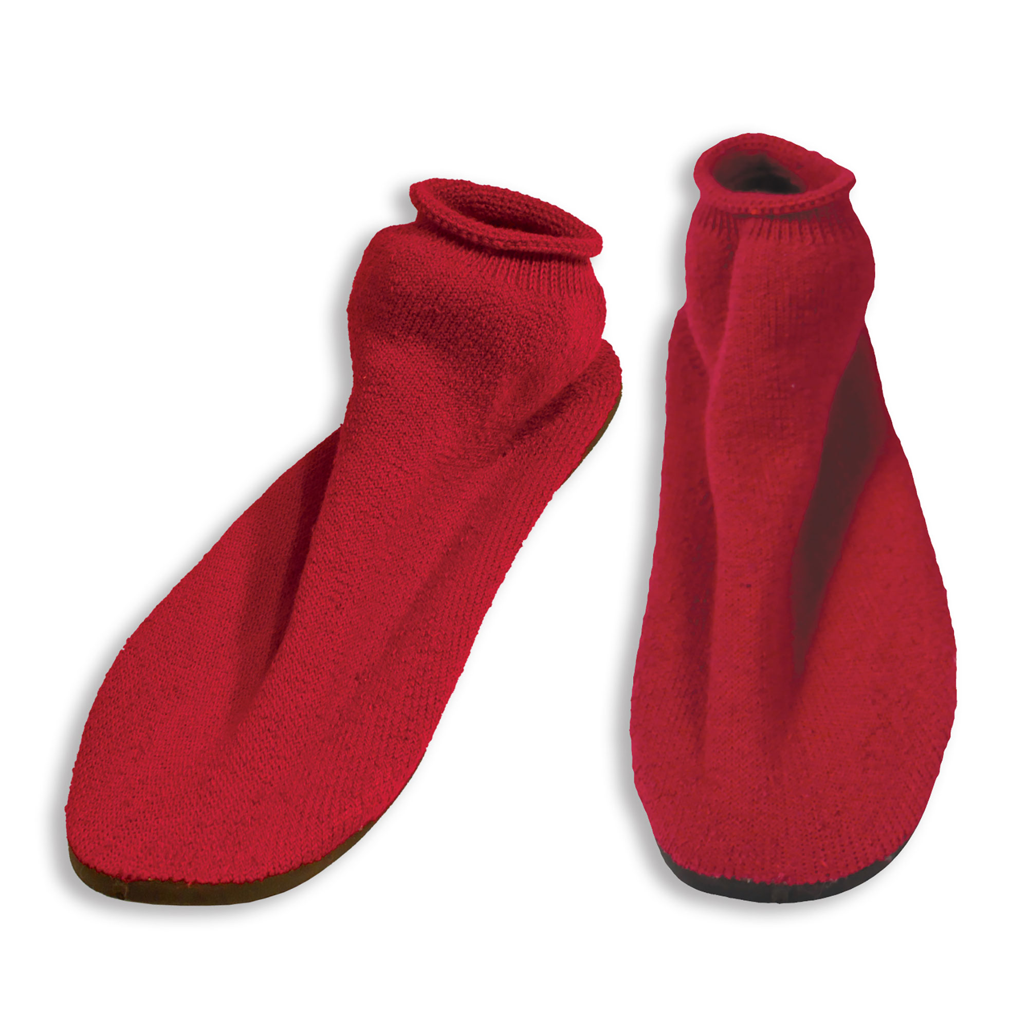 2170.jpg Dynarex 2170 Non-Skid Slippers, Small, Red, 12/cs