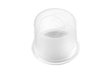 Dynarex 2176 Ink Cups - Flat bottom, 17 mm, Large, 10/1000/cs