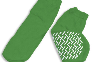 Dynarex 2181 Slipper Socks, Medium, Green, 48/cs