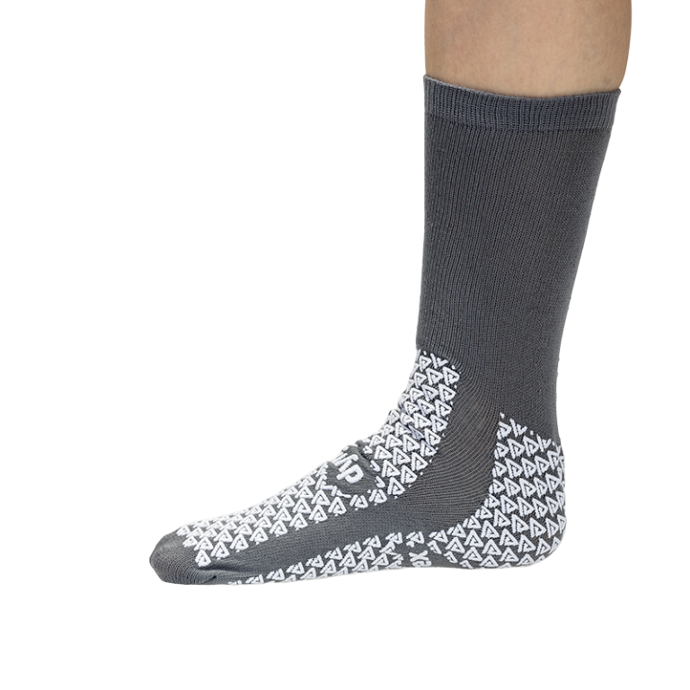 Dynarex 2194 Double Sided Slipper Socks, XX-Large, Gray, 48/cs