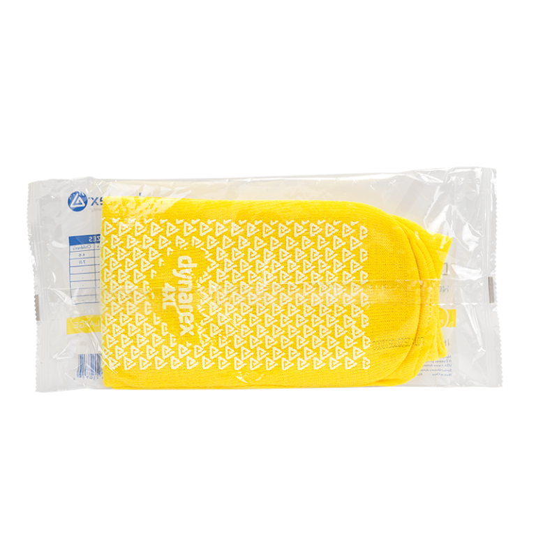 Dynarex 2197 Double Sided Slipper Socks, 4XL, Yellow, 48/cs