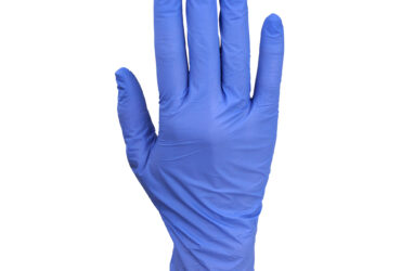 Dynarex 2517 DynaPlus Nitrile Exam Gloves, Medium, Violet, Powder-Free, 10/200/cs