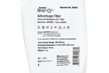 Dynarex 30400 Advantage Respiratory B/V Filter, Universal, 50/cs