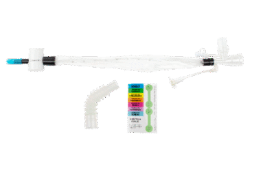 Dynarex 31010 Closed Suction Tracheal Catheter w/ Double Swivel Elbow, 10 Fr, 2/10/cs