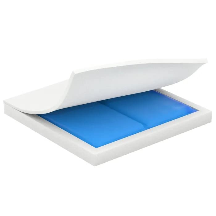 Version 1.0.0 Dynarex 10624 Ever-Soft Gel Foam Cushion, 20" x 18" x 2", 1pc/bx