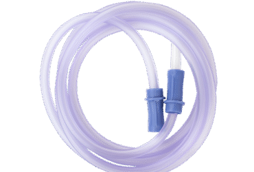 Dynarex 32104 Suction Connecting Tubing w/ Male Connector, Non-Conductive,, 3/16" x 6' Tube, 50/cs