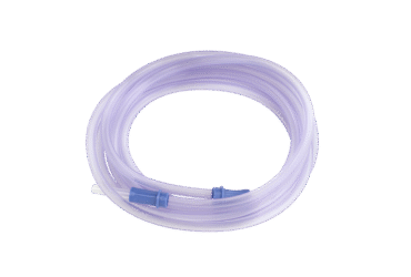 Dynarex 32109 Suction Connecting Tubing w/ Male Connector, Non-Conductive,, 1/4" x 10' Tube, 50/cs