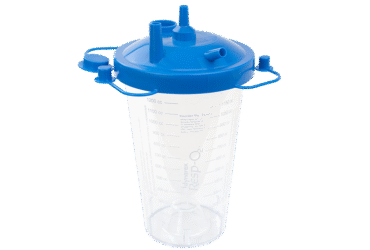 Dynarex 32200 Disposable Suction Canister w Float Valve Shutoff, 800 cc, 24/cs