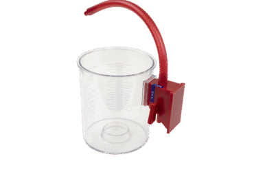 Dynarex 32250 Reusable Outer Suction Canister - Wall Mount, 1000 cc, 10/cs