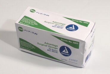 Dynarex 3263 Advantage Surgical Sponges, 3" x 3" 12 Ply, 20/200/cs